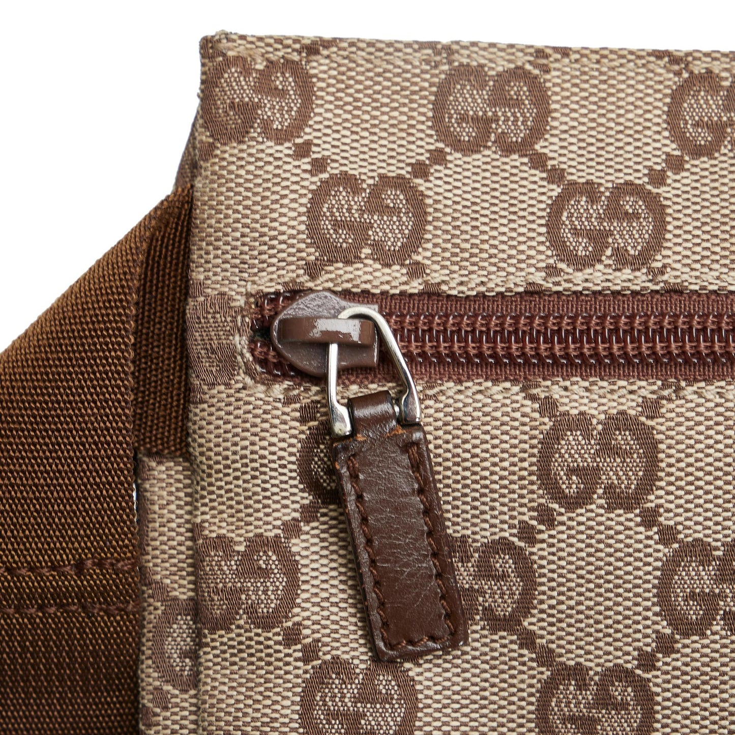 Gucci GG Canvas Double Pocket Belt Bag (SHG-SGCRHa)