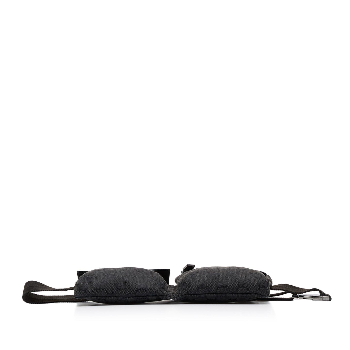 Gucci GG Canvas Double Pocket Belt Bag (SHG-WS8NBX)
