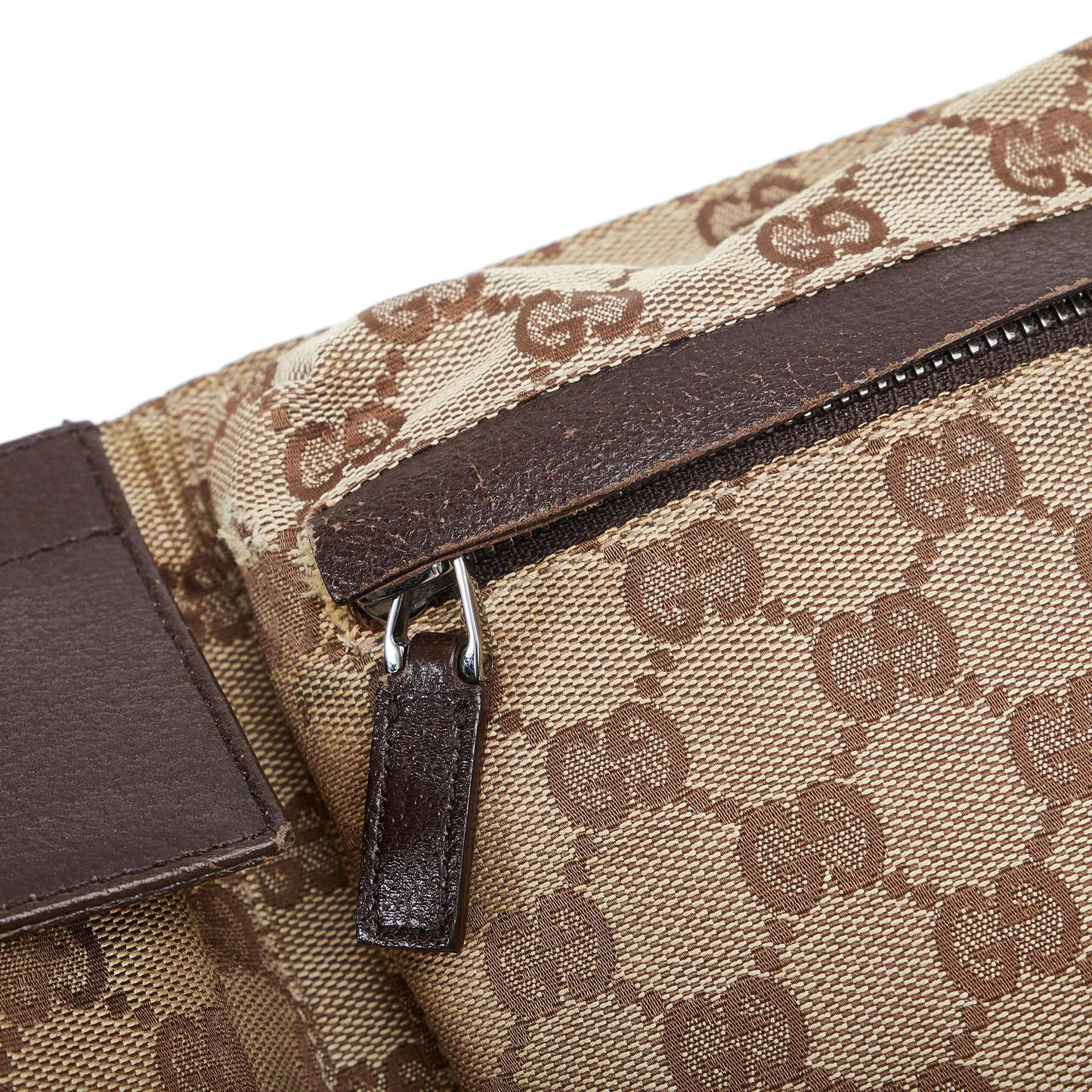 Gucci GG Canvas Double Pocket Belt Bag (SHG-ozfMNY)