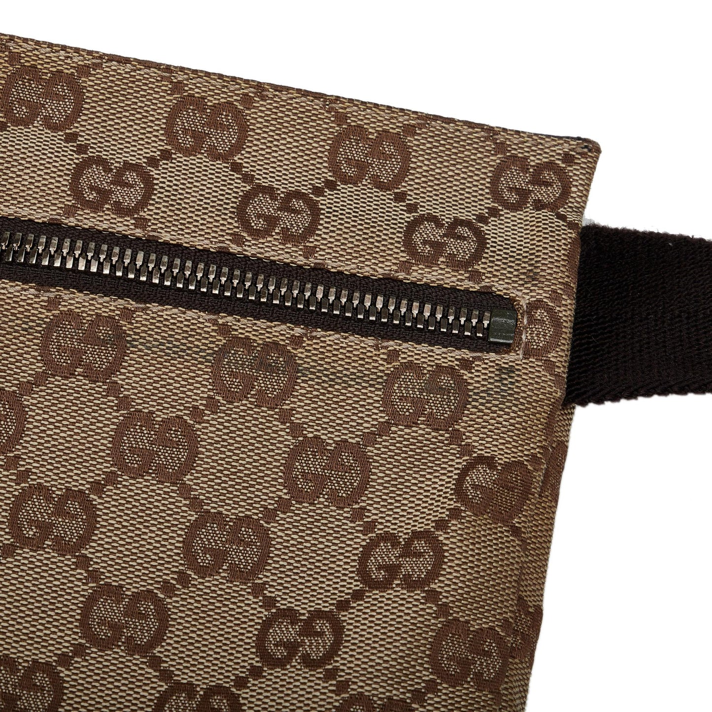 Gucci GG Canvas Double Pocket Belt Bag (SHG-ozfMNY)