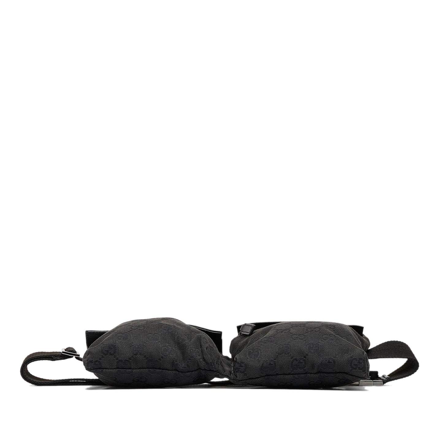 Gucci GG Canvas Double Pocket Belt Bag (SHG-9YRfAM)