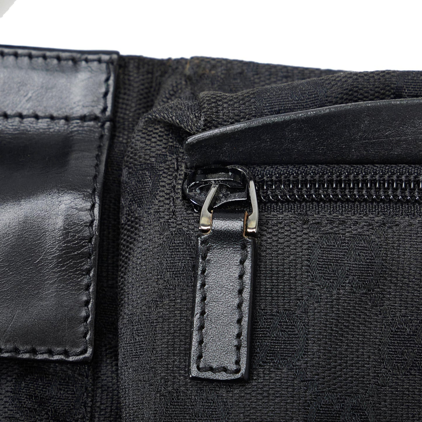 Gucci GG Canvas Double Pocket Belt Bag (SHG-9YRfAM)