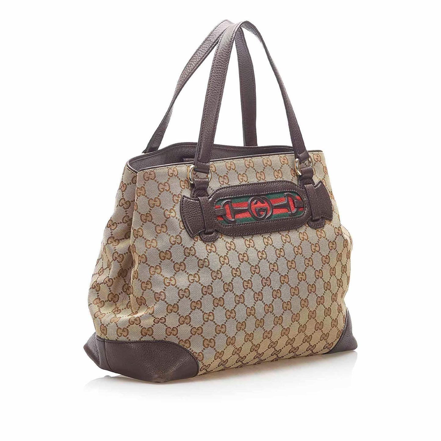 Gucci GG Canvas Dressage Tote  (SHG-16474)