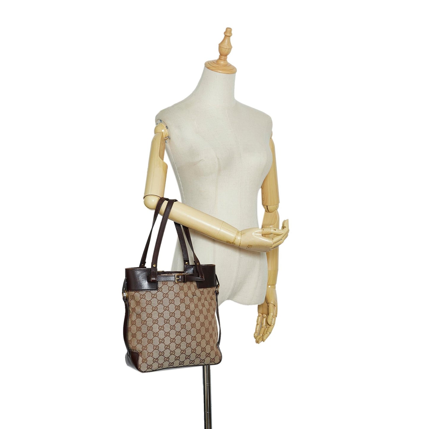 Gucci GG Canvas Handbag (SHG-X003AZ)