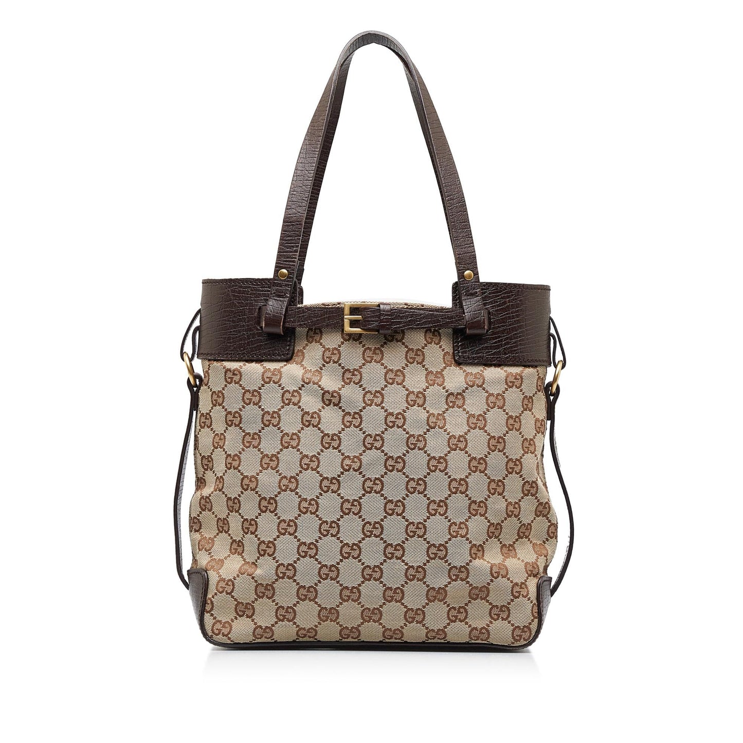 Gucci GG Canvas Handbag (SHG-1UdsKi)