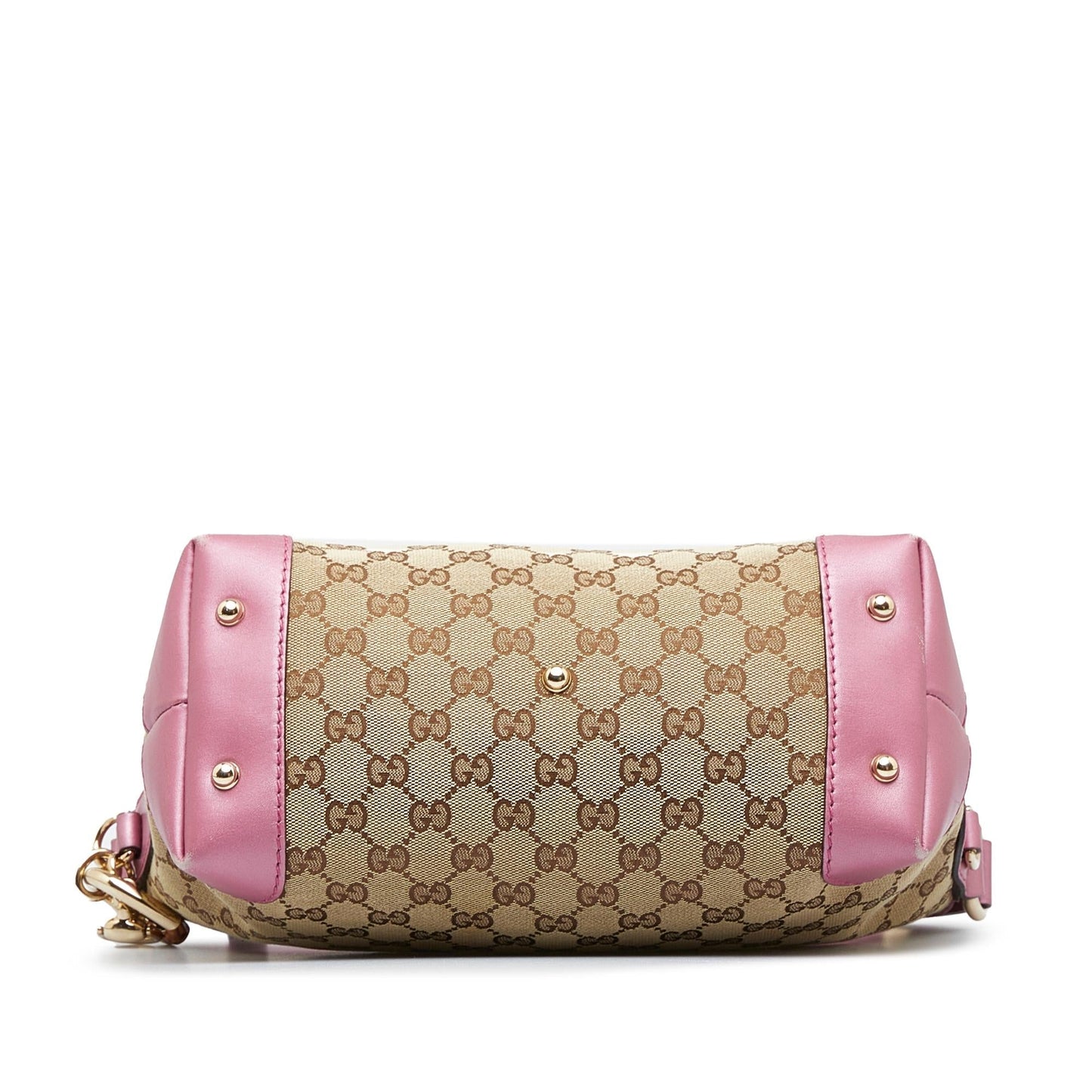 Gucci GG Canvas Heart Bit Handbag (SHG-6OMg8o)