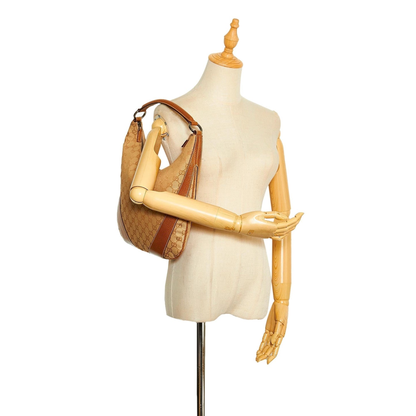 Gucci GG Canvas Hobo (SHG-m7Woue)