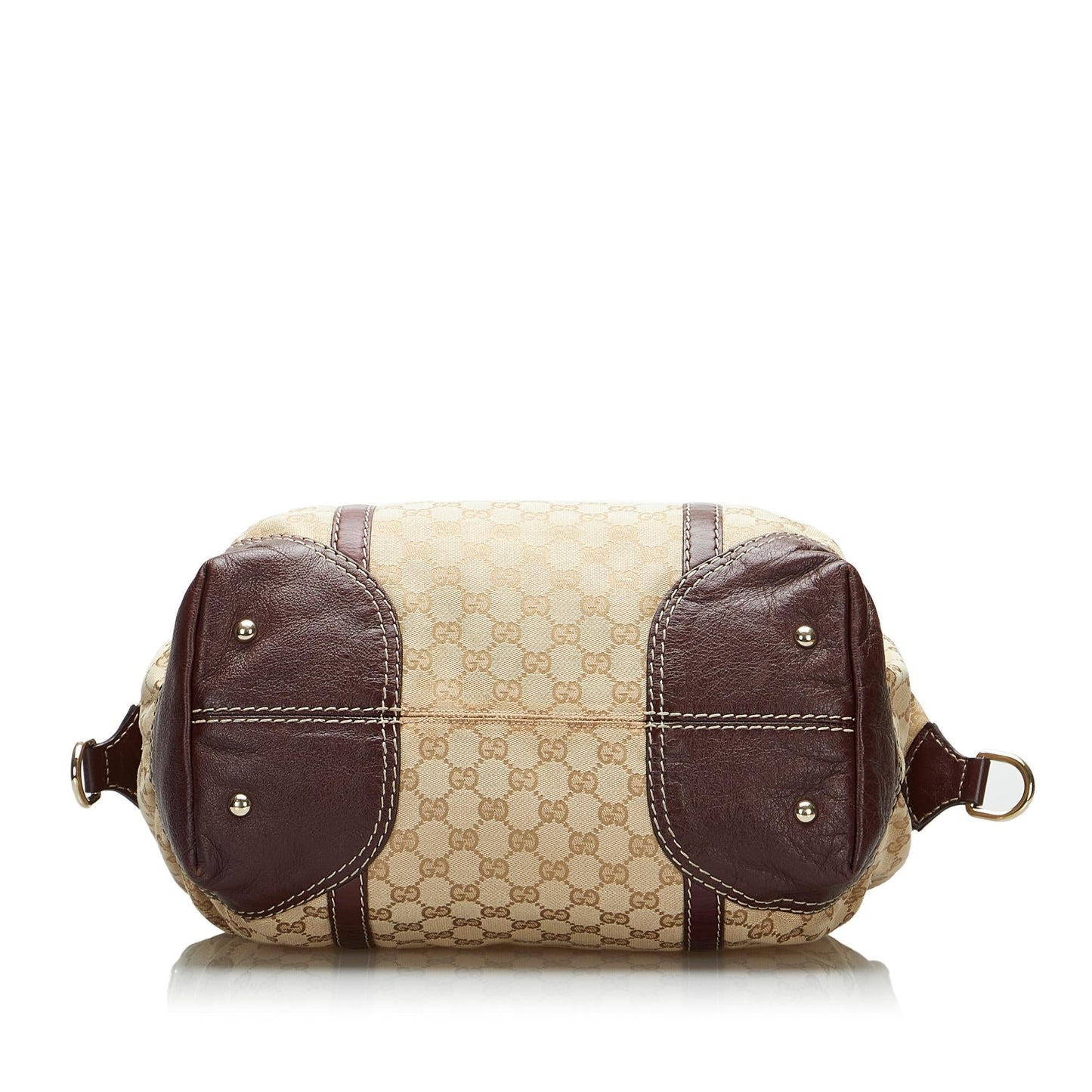 Gucci GG Canvas Horsebit Nail Boston Bag (SHG-OlogME)
