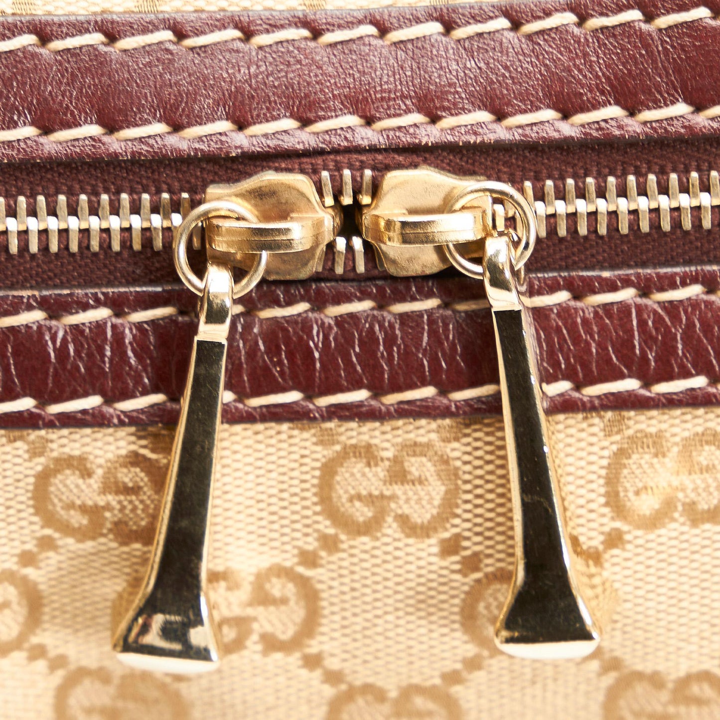 Gucci GG Canvas Horsebit Nail Boston Bag (SHG-OlogME)