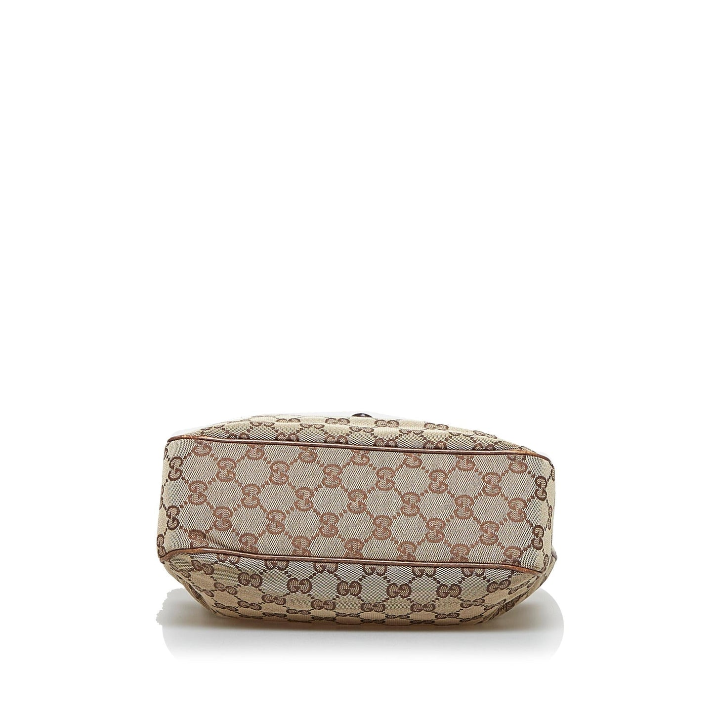 Gucci GG Canvas Jackie Piston Lock Handbag (SHG-R6bLVW)