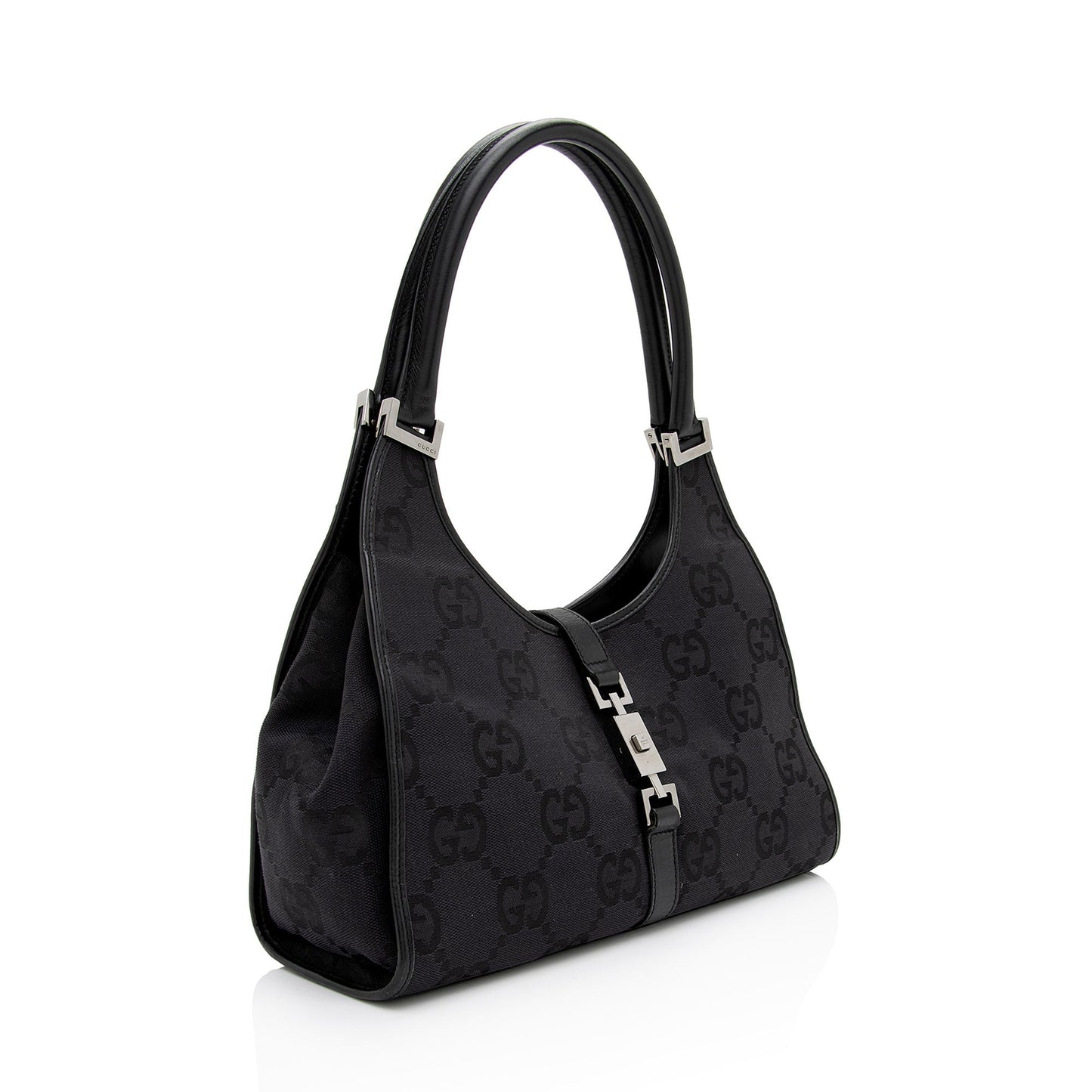 Gucci GG Canvas Jackie Small Shoulder Bag (SHF-Ajw7gP)