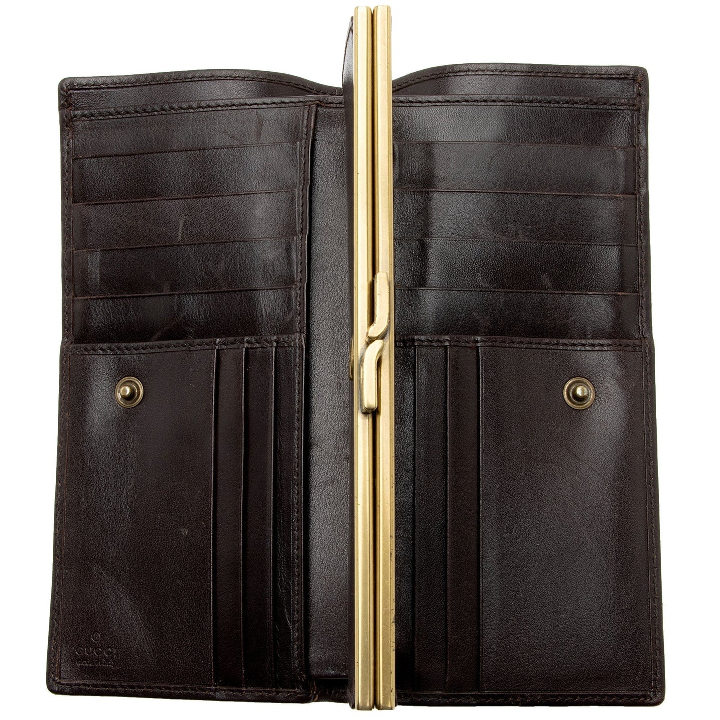 Gucci GG Canvas Kiss Lock Continental Wallet (SHF-xUmEf6)