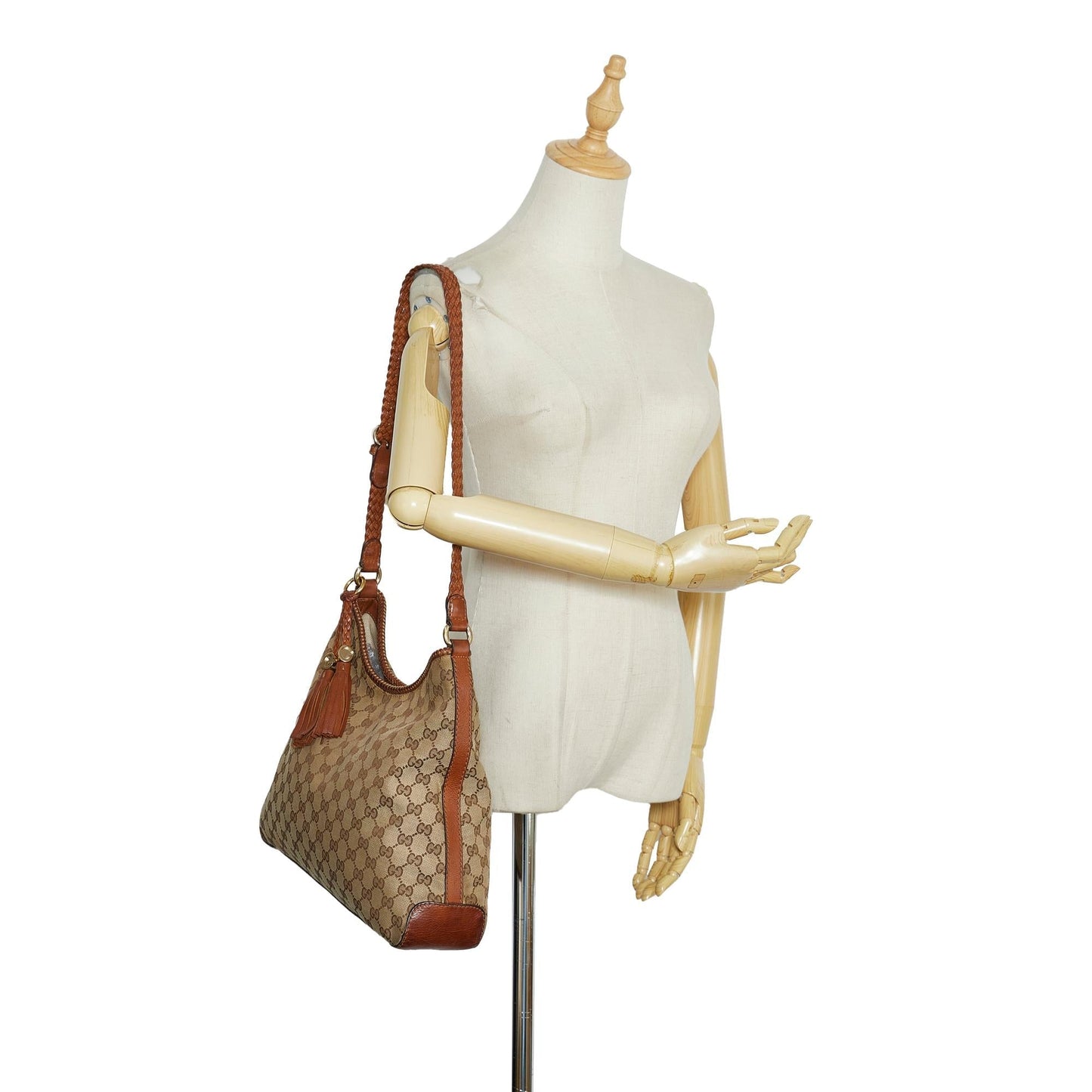 Gucci GG Canvas Marrakech Shoulder Bag (SHG-eTLpnQ)