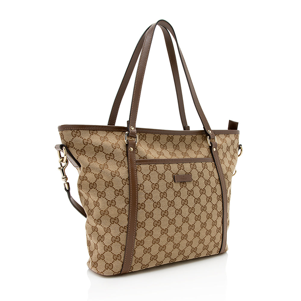 Gucci GG Canvas Medium Tote
