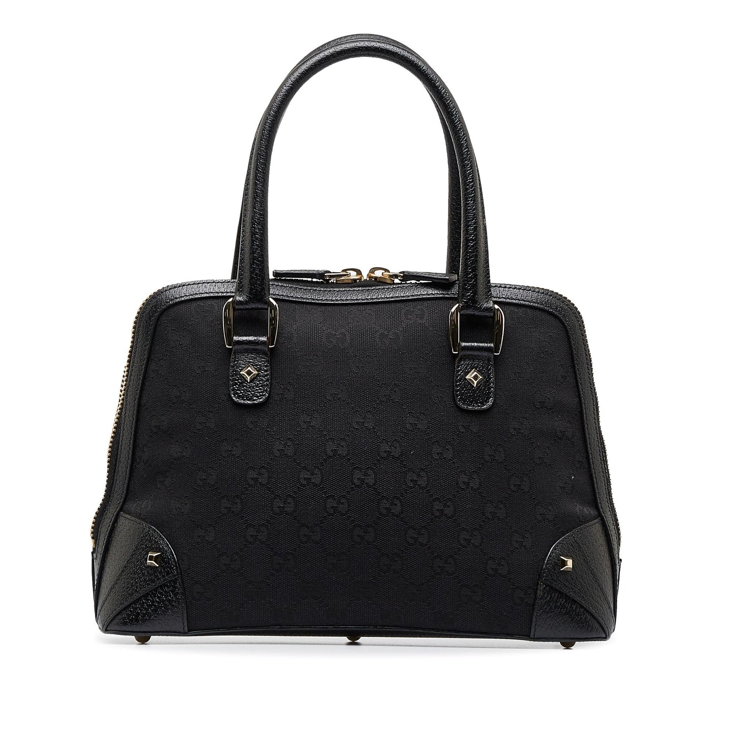 Gucci GG Canvas Nailhead Handbag (SHG-xaJXjw)