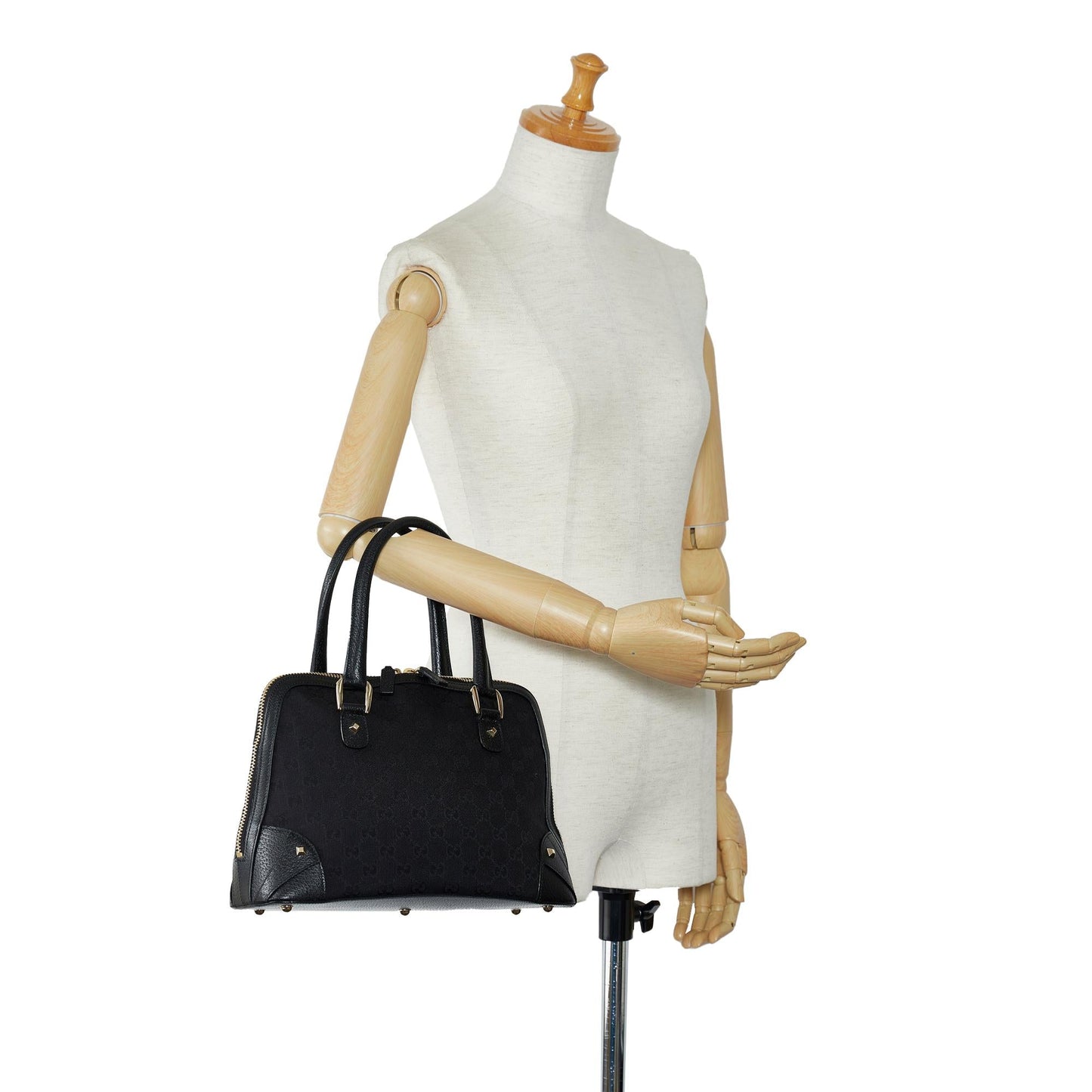 Gucci GG Canvas Nailhead Handbag (SHG-xaJXjw)