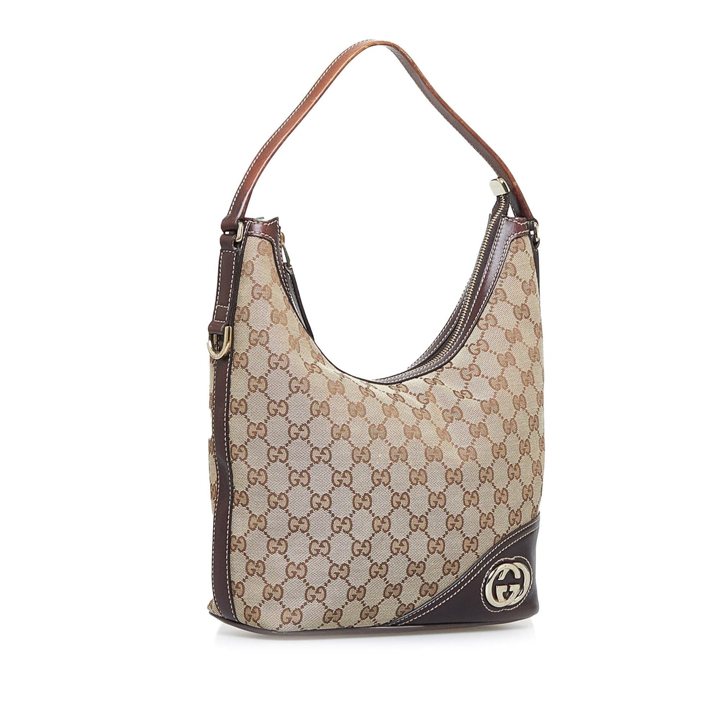 Gucci GG Canvas New Britt Shoulder Bag (SHG-c0MTsK)
