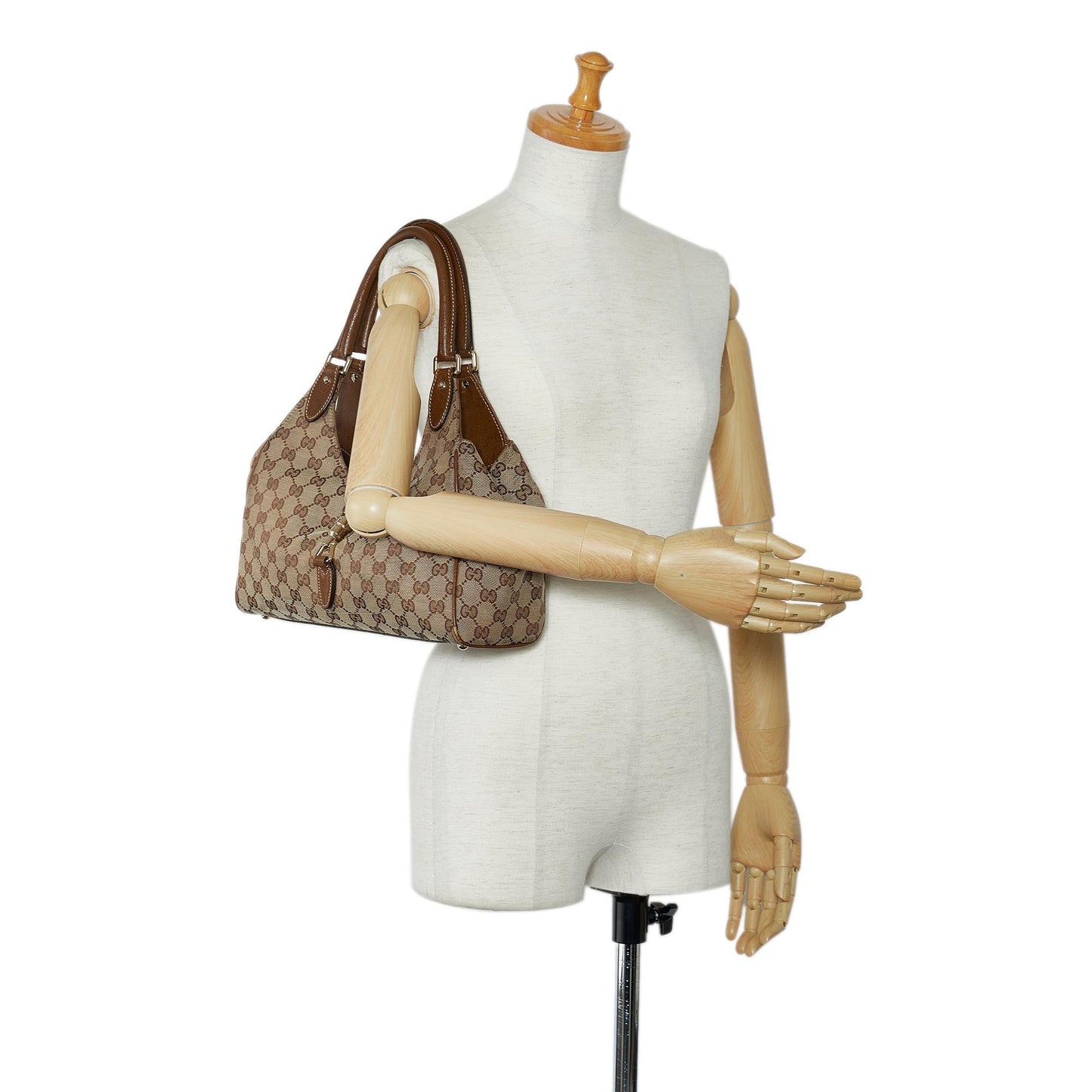 Gucci GG Canvas New Jackie Shoulder Bag (SHG-tvpwSB)