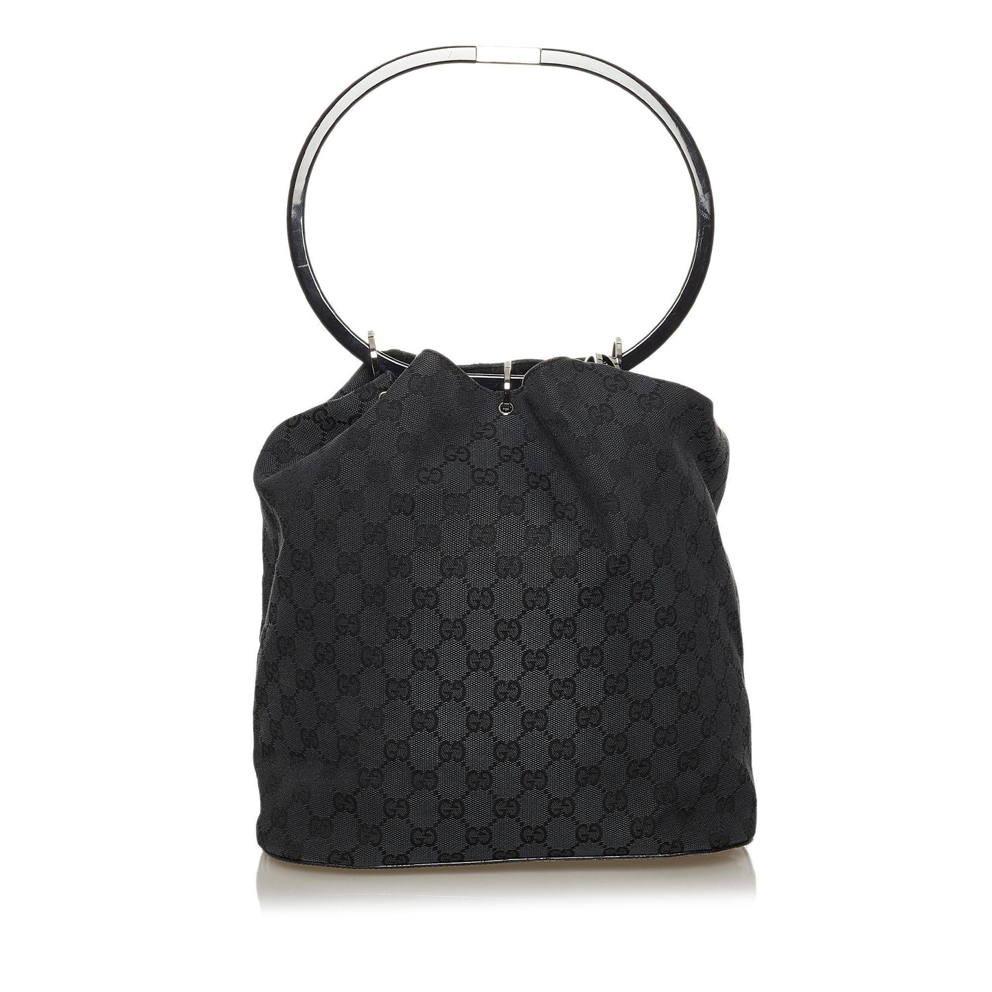 Gucci GG Canvas Ring Handle Handbag