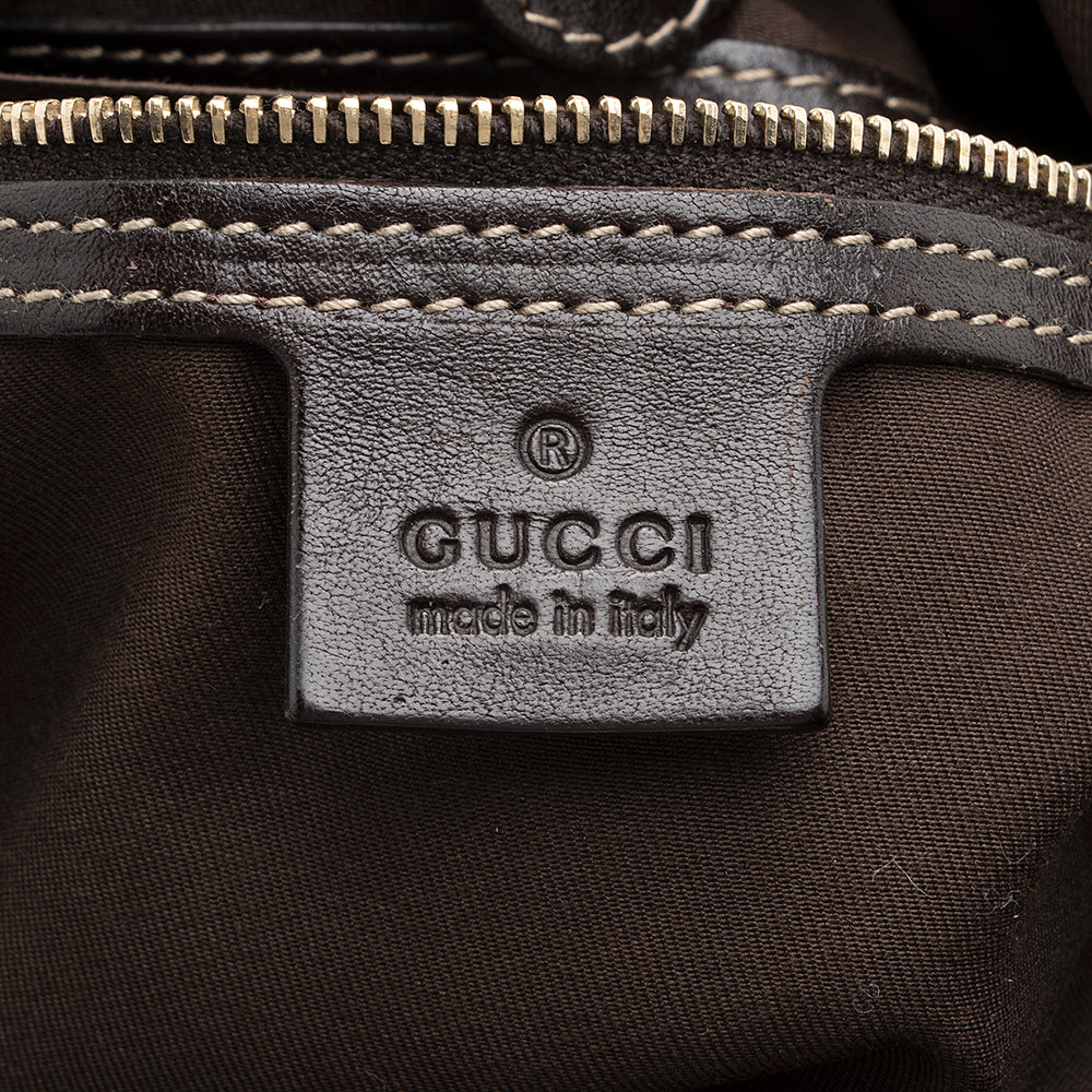 Gucci GG Canvas Studded Pelham Small Shoulder Bag
