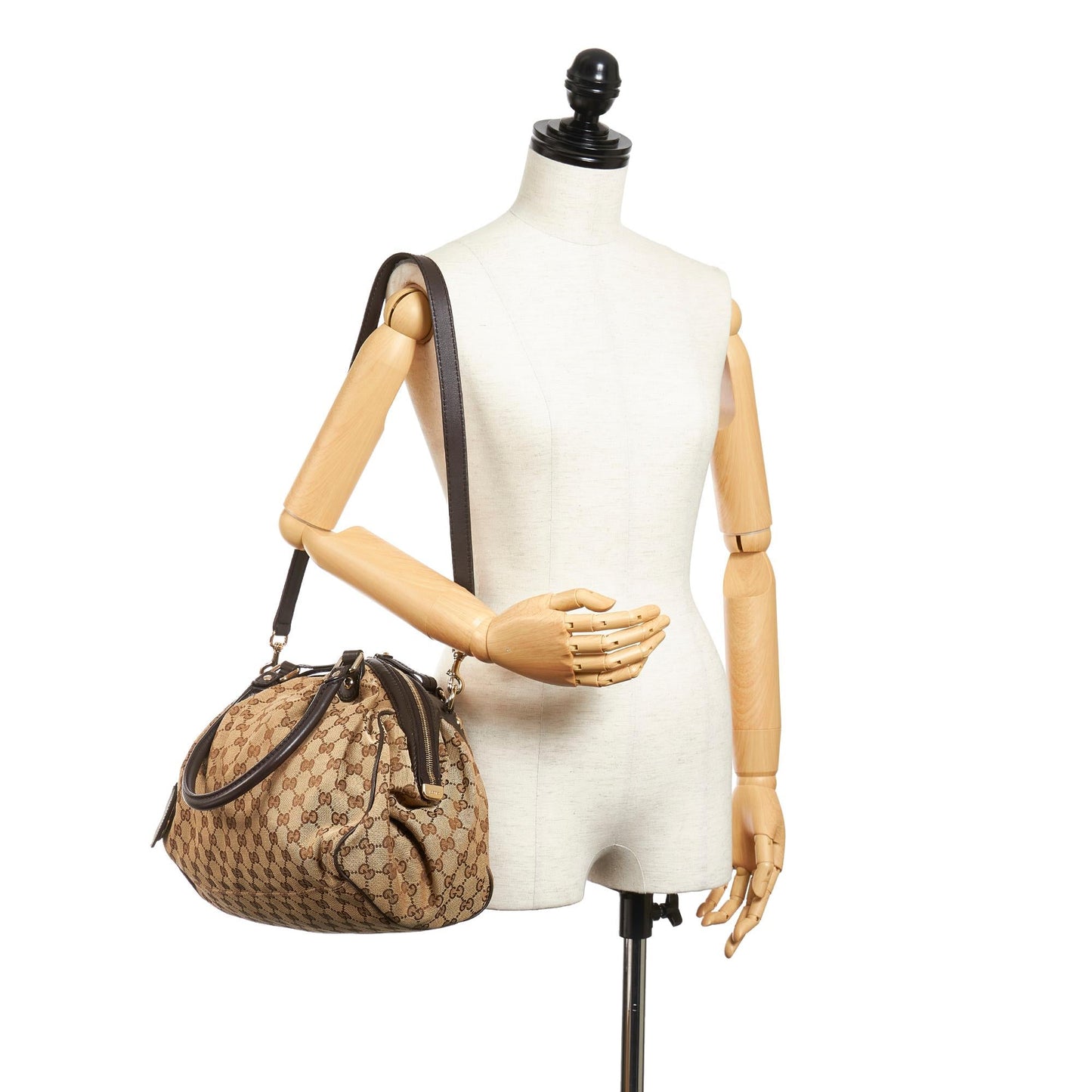 Gucci GG Canvas Sukey Satchel