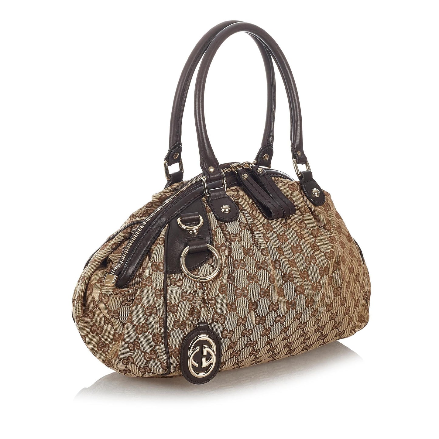 Gucci GG Canvas Sukey Satchel