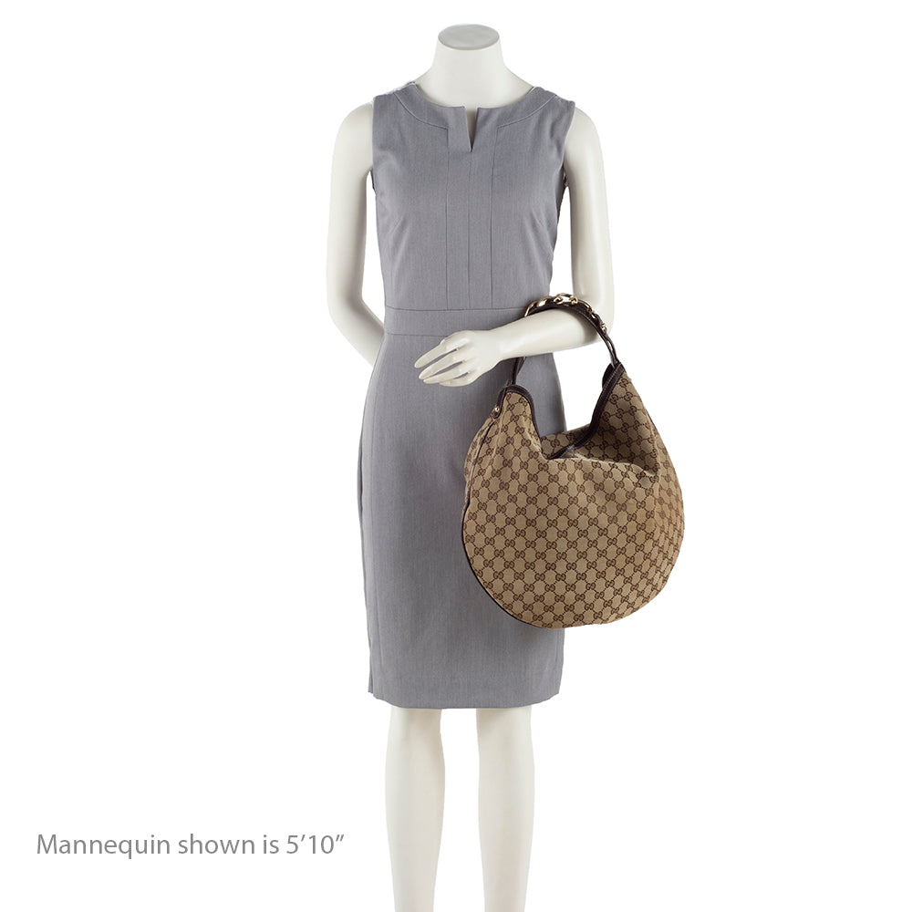 Gucci GG Canvas Wave Large Hobo