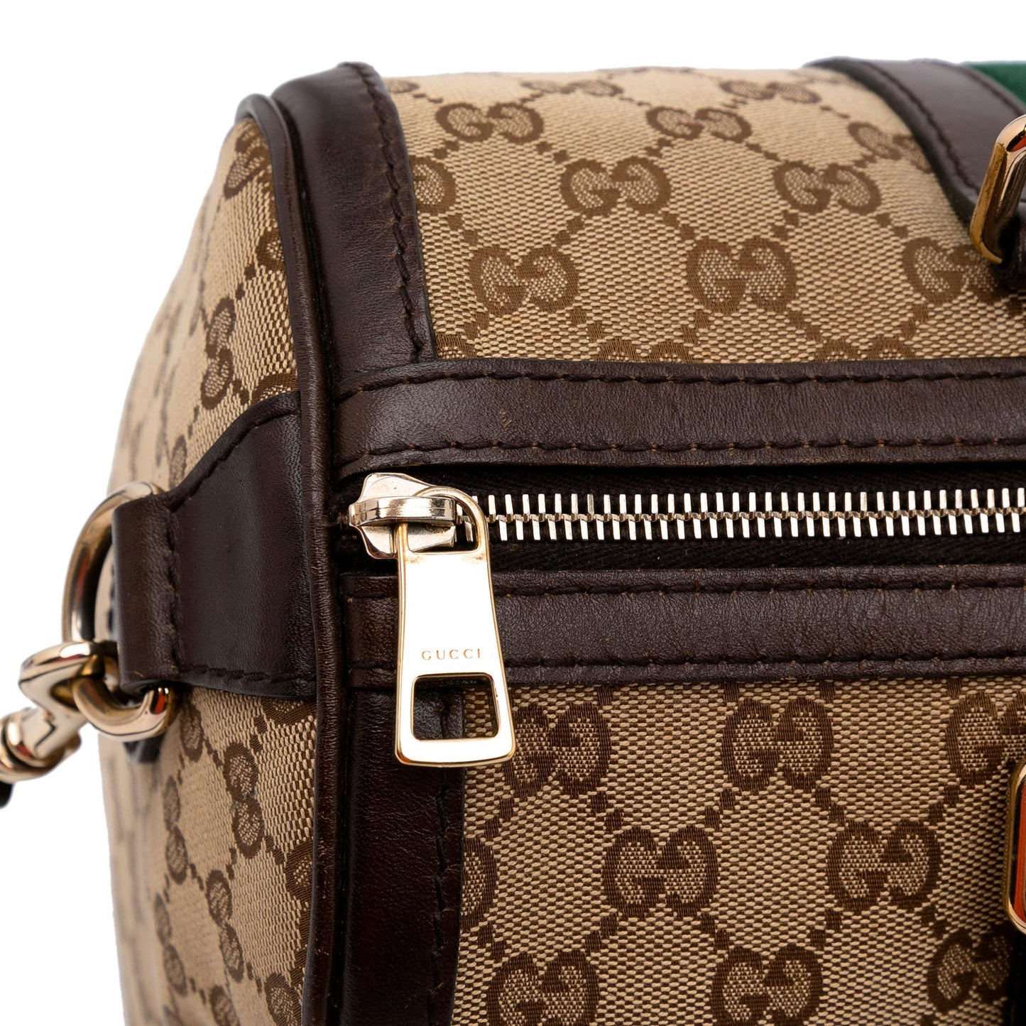 Gucci GG Canvas Web Satchel (SHG-u1ER4H)