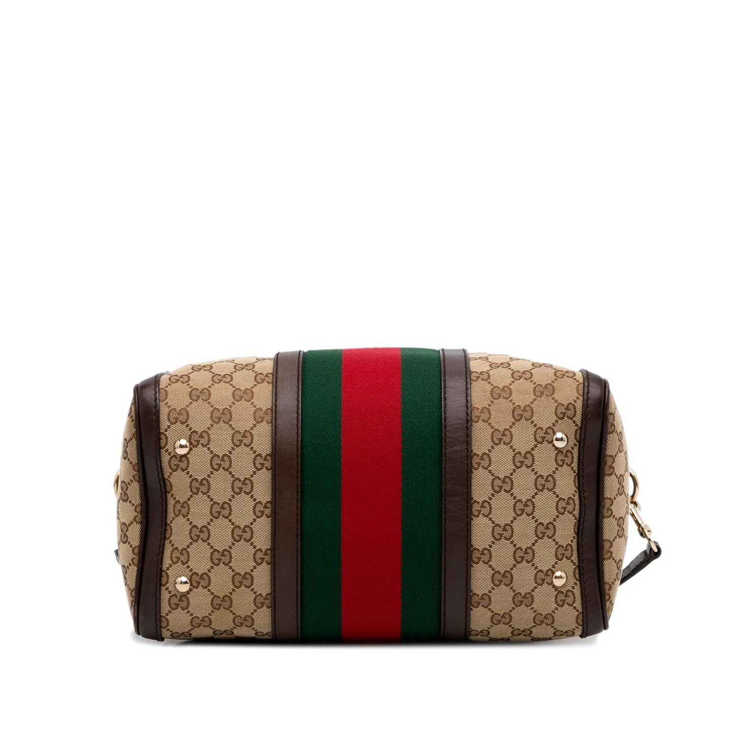Gucci GG Canvas Web Satchel (SHG-u1ER4H)