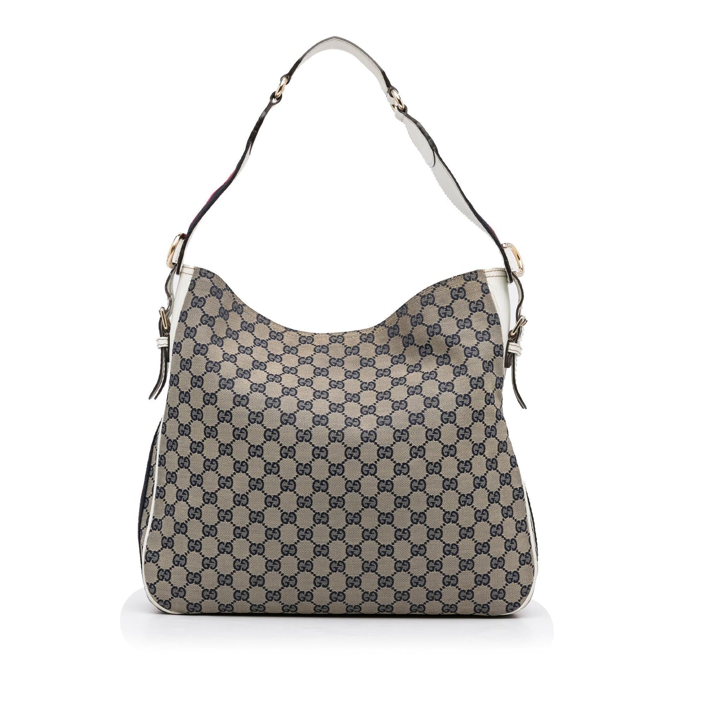 Gucci GG Canvas Web Shoulder Bag (SHG-98PH5h)