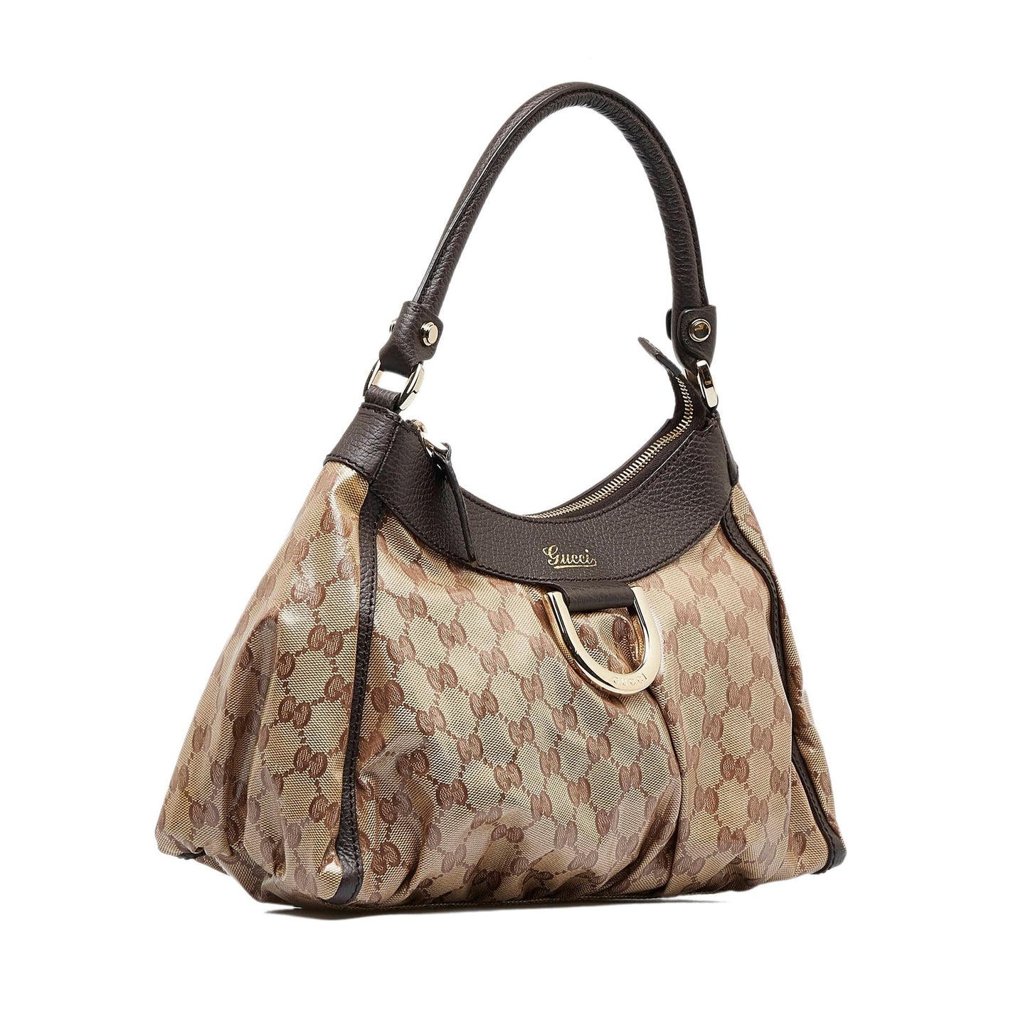 Gucci GG Crystal Abbey D-Ring Shoulder Bag (SHG-qKi7oZ)