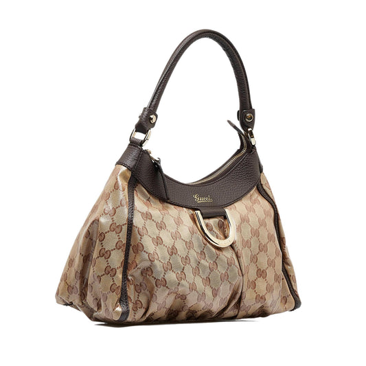 Gucci GG Crystal Abbey D-Ring Shoulder Bag (SHG-qKi7oZ)