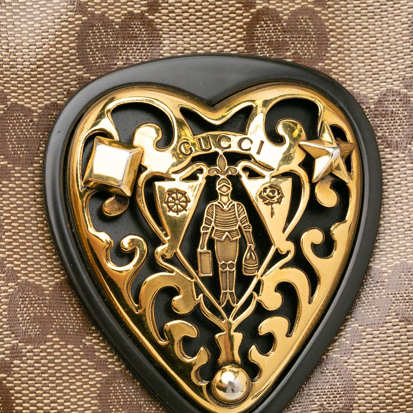 Gucci GG Crystal Babouska Heart (SHG-cylFYH)