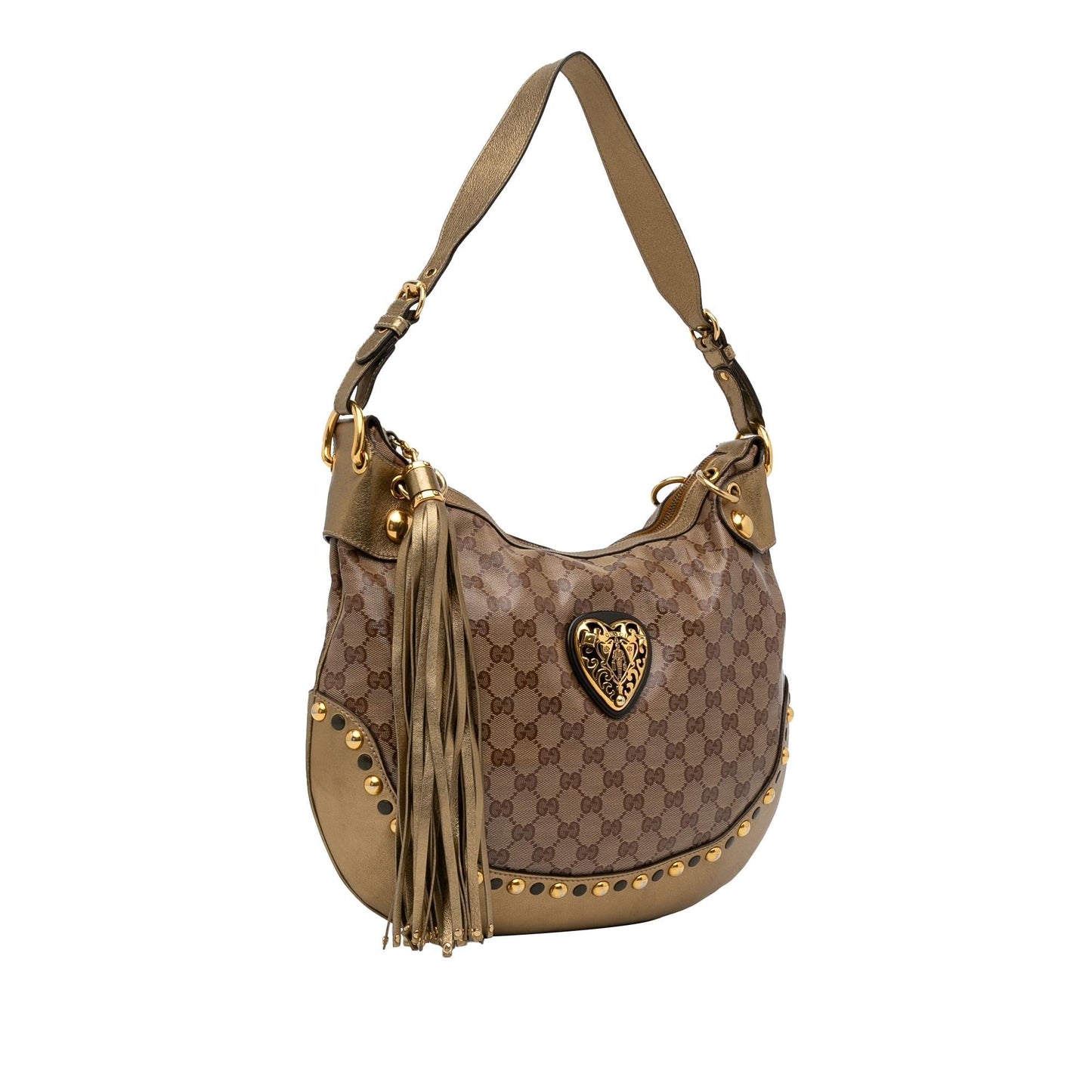 Gucci GG Crystal Babouska Heart (SHG-cylFYH)