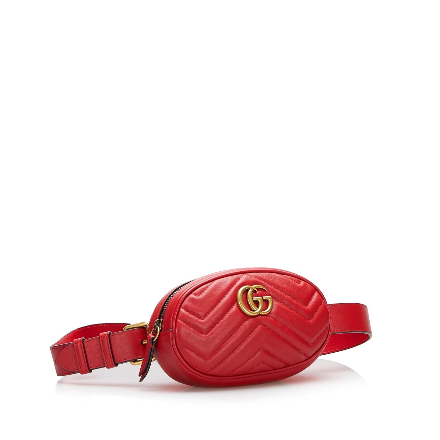 Gucci GG Marmont Matelasse Belt Bag (SHG-O8LhMP)