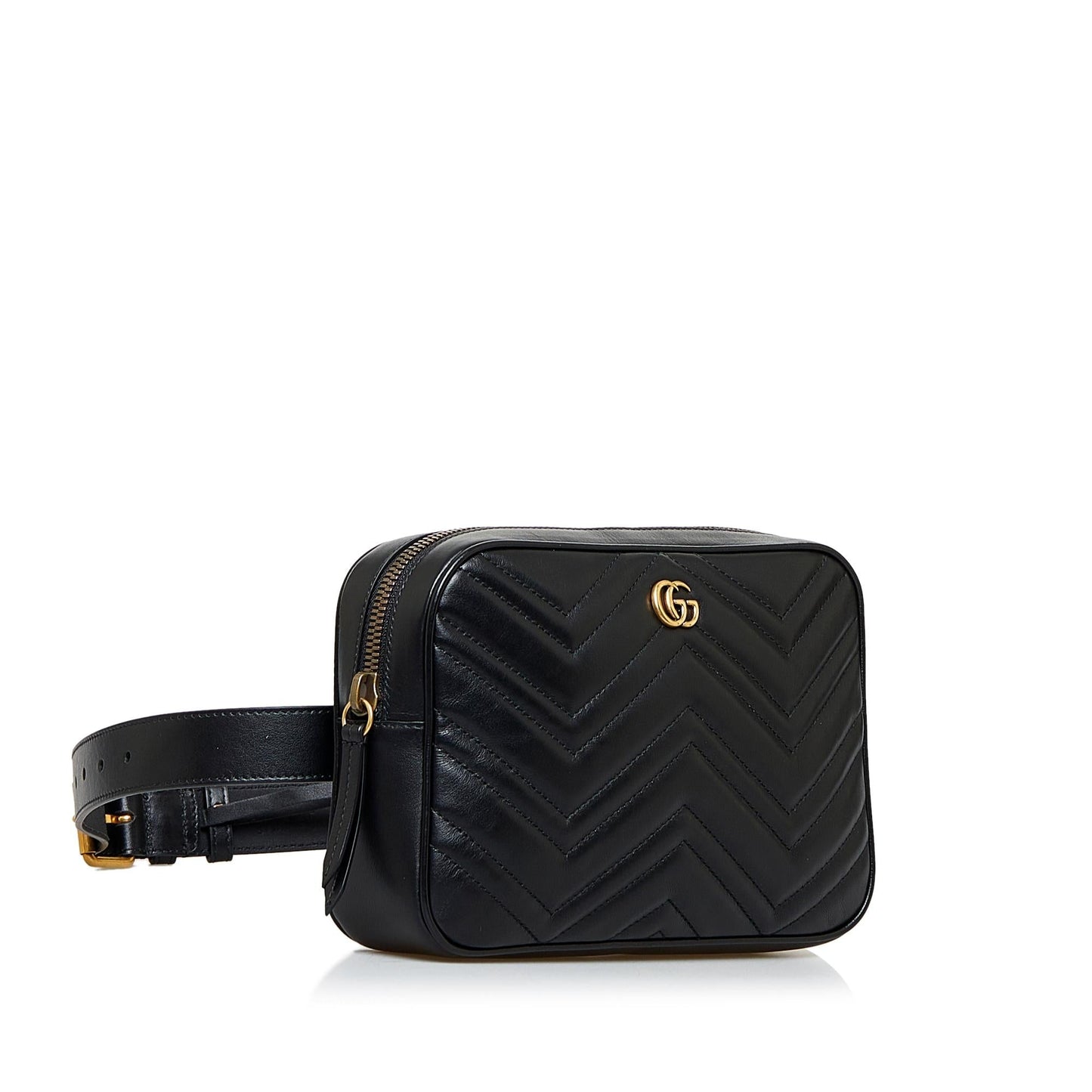 Gucci GG Marmont Matelasse Square Belt Bag (SHG-nM1QkU)