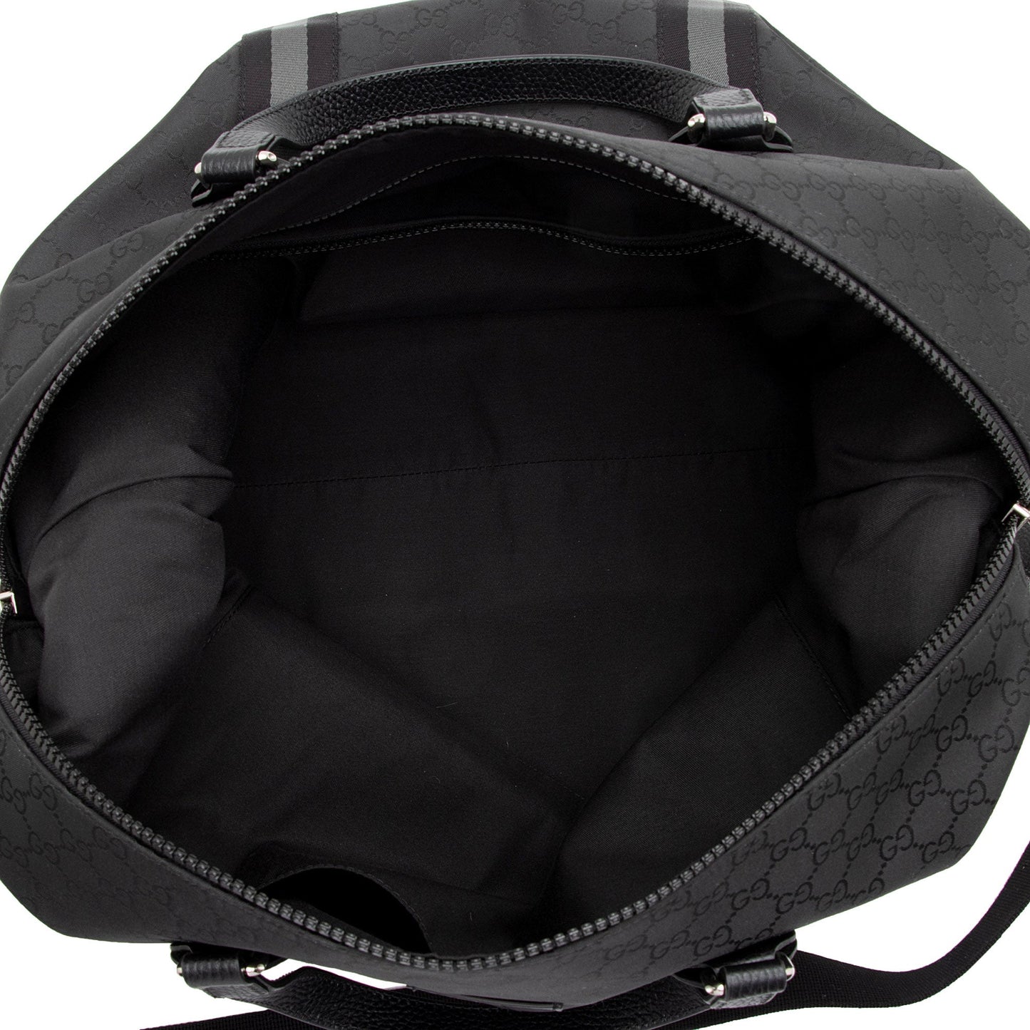 Gucci GG Nylon Travel Duffle Bag (SHF-QIDbW5)