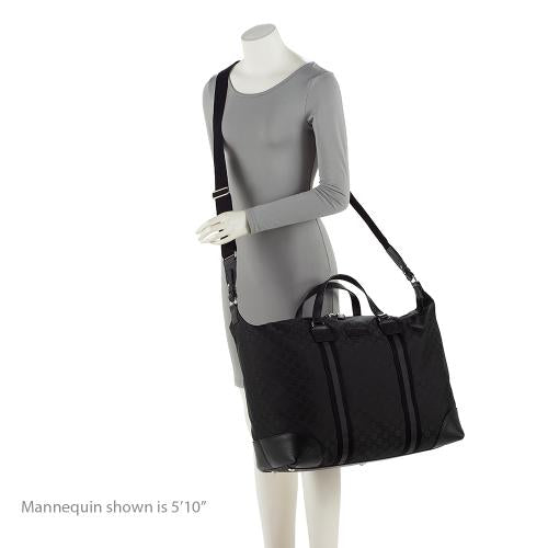 Gucci GG Nylon Travel Duffle Bag (SHF-QIDbW5)