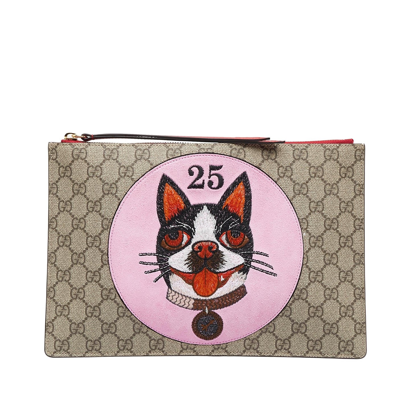 Gucci GG Supreme Bosco Clutch (SHG-ikvRoS)