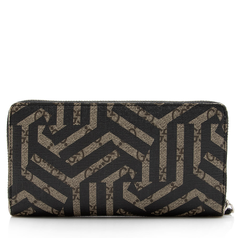 Gucci GG Supreme Caleido Zip Wallet