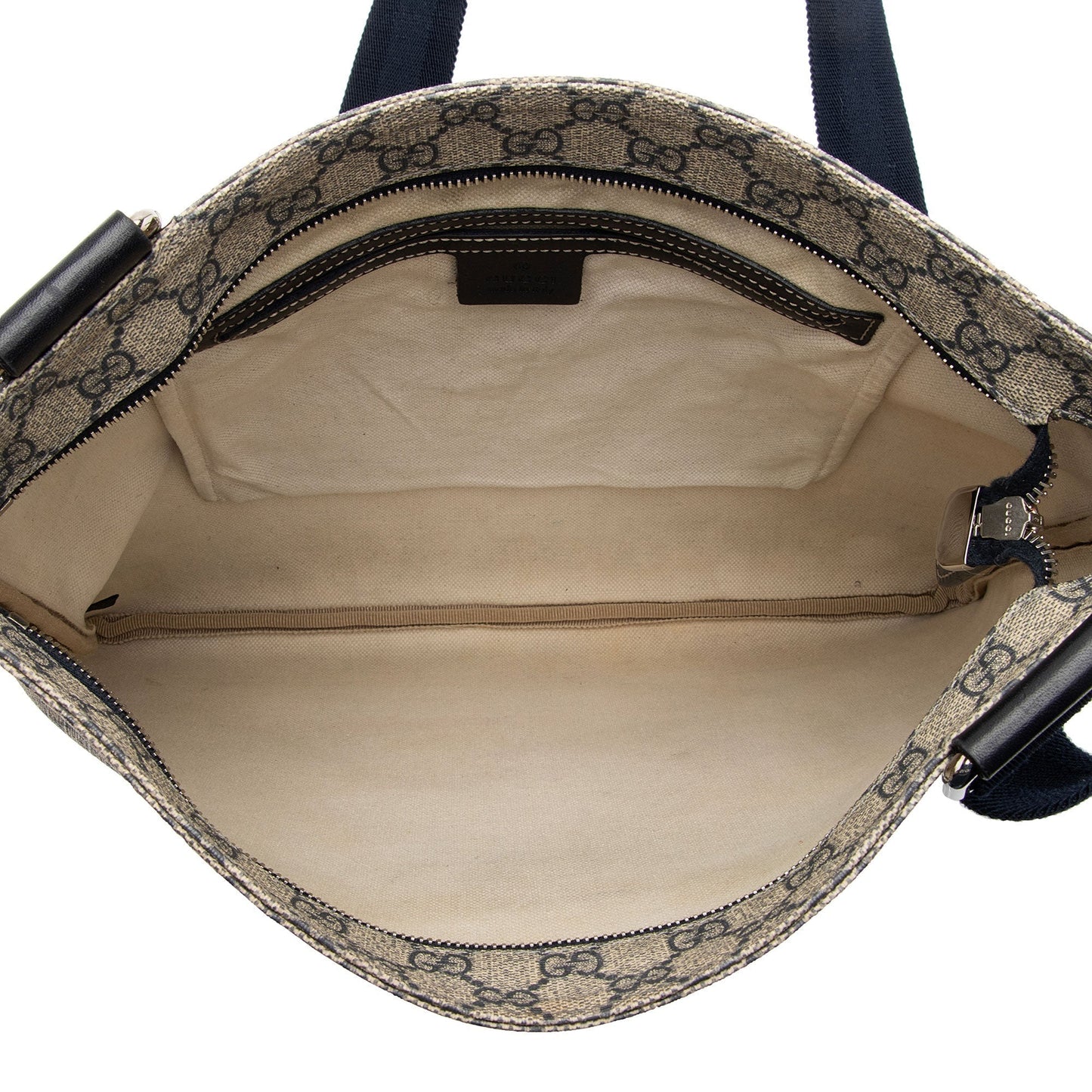 Gucci GG Supreme Classic Flat Medium Messenger Bag (SHF-rHNsr9)