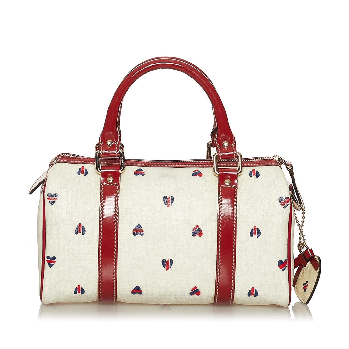 Gucci GG Supreme Hearts Small Joy Boston Bag