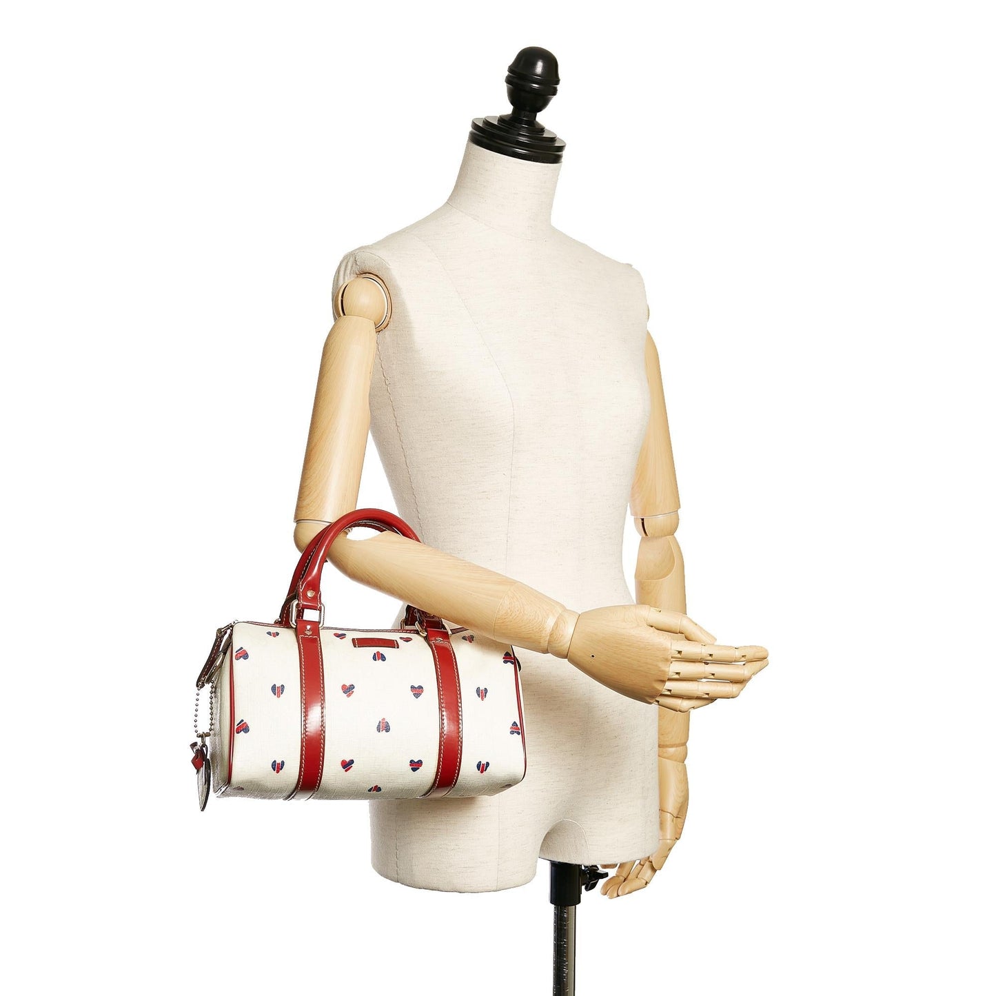 Gucci GG Supreme Hearts Small Joy Boston Bag