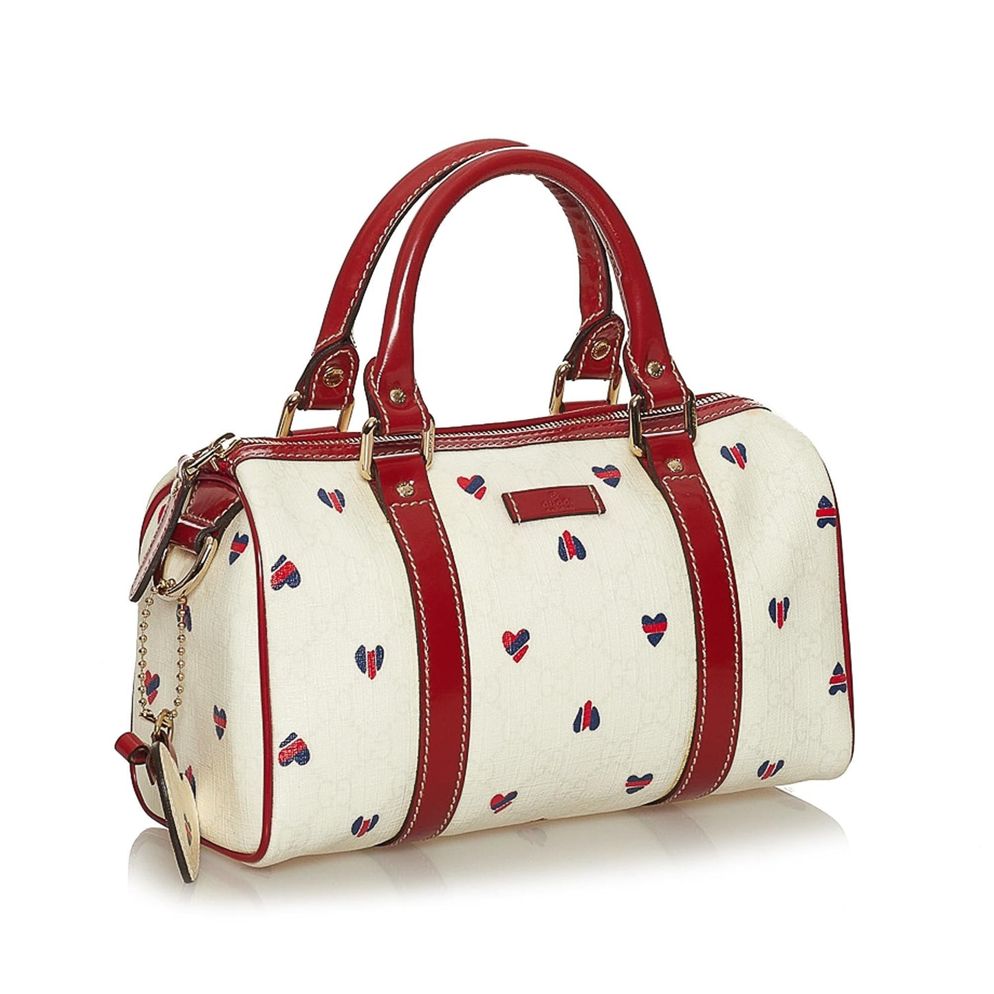 Gucci GG Supreme Hearts Small Joy Boston Bag