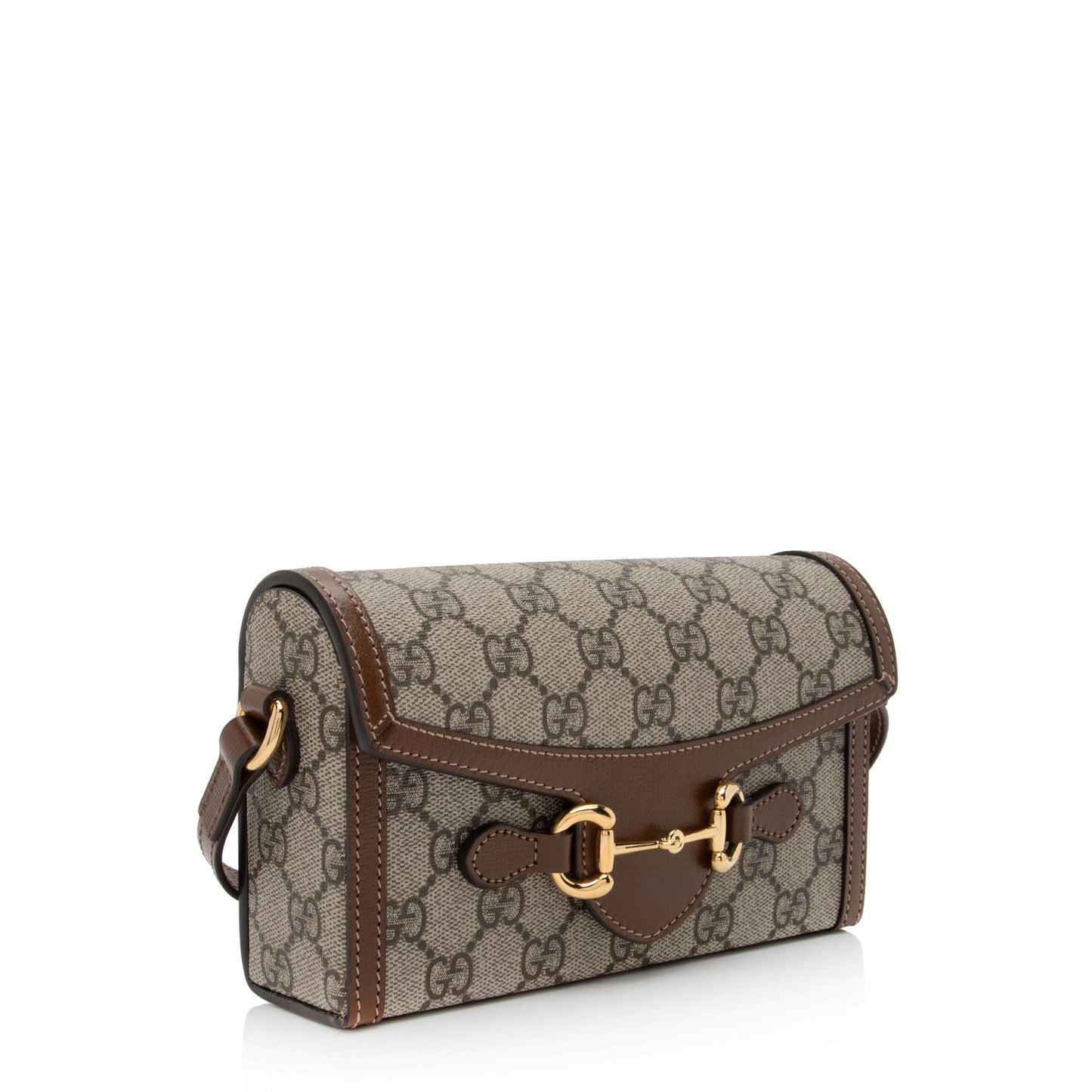 Gucci GG Supreme Horsebit 1955 Mini Shoulder Bag (SHF-IqWPZK)