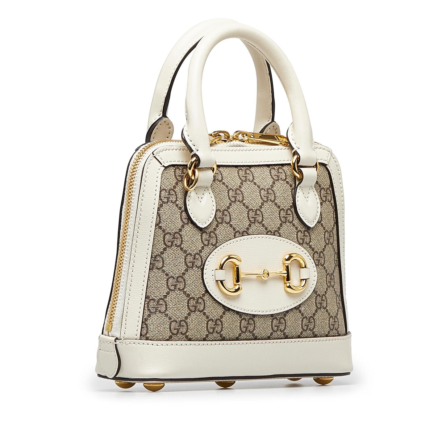 Gucci GG Supreme Mini Horsebit 1955 Satchel (SHG-Ah0ZmR)