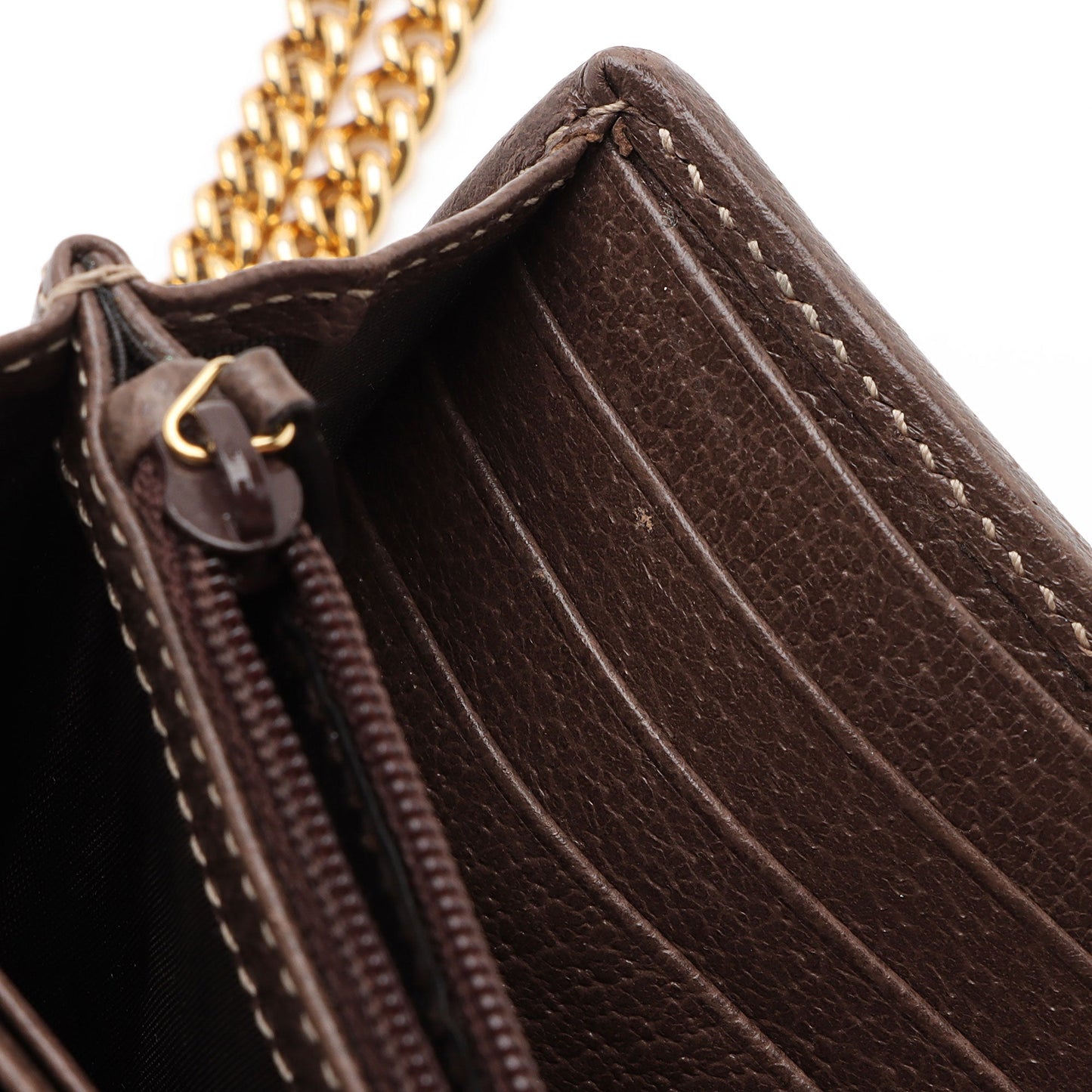 Gucci GG Supreme Ophidia Chain Wallet (SHF-Rd9cA8)