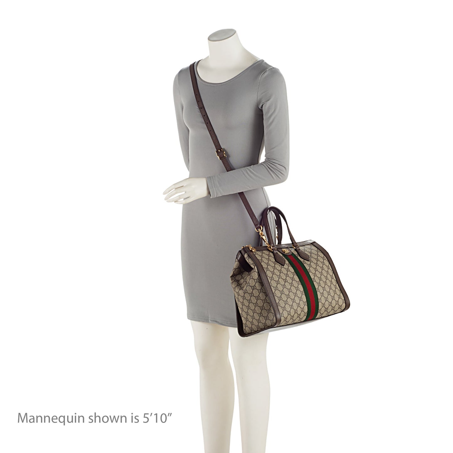 Gucci GG Supreme Ophidia Medium Top Handle Tote (SHF-VigNlG)
