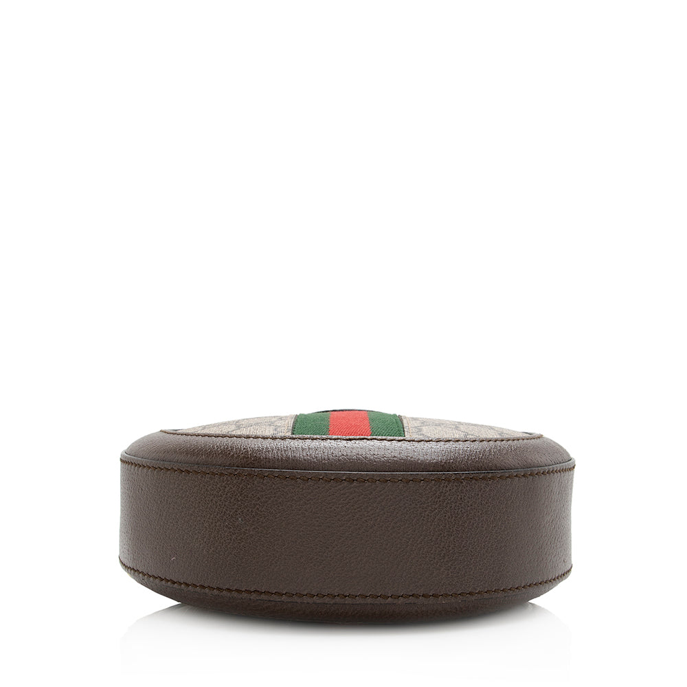 Gucci GG Supreme Ophidia Round Mini Shoulder Bag