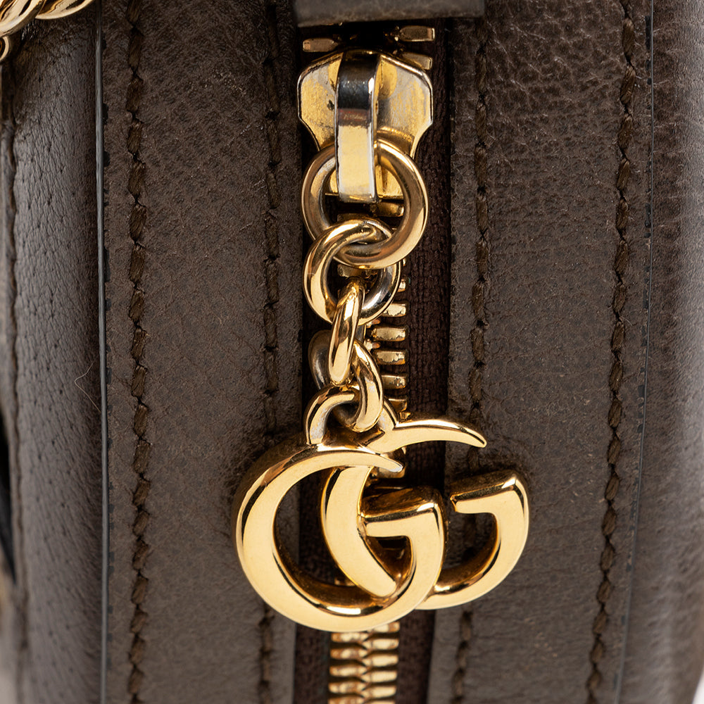 Gucci GG Supreme Ophidia Round Mini Shoulder Bag